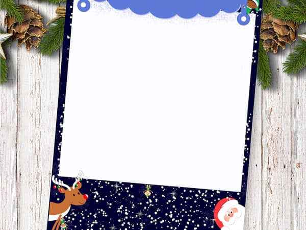 Завантажити бланк для написання листа від Санта Клауса